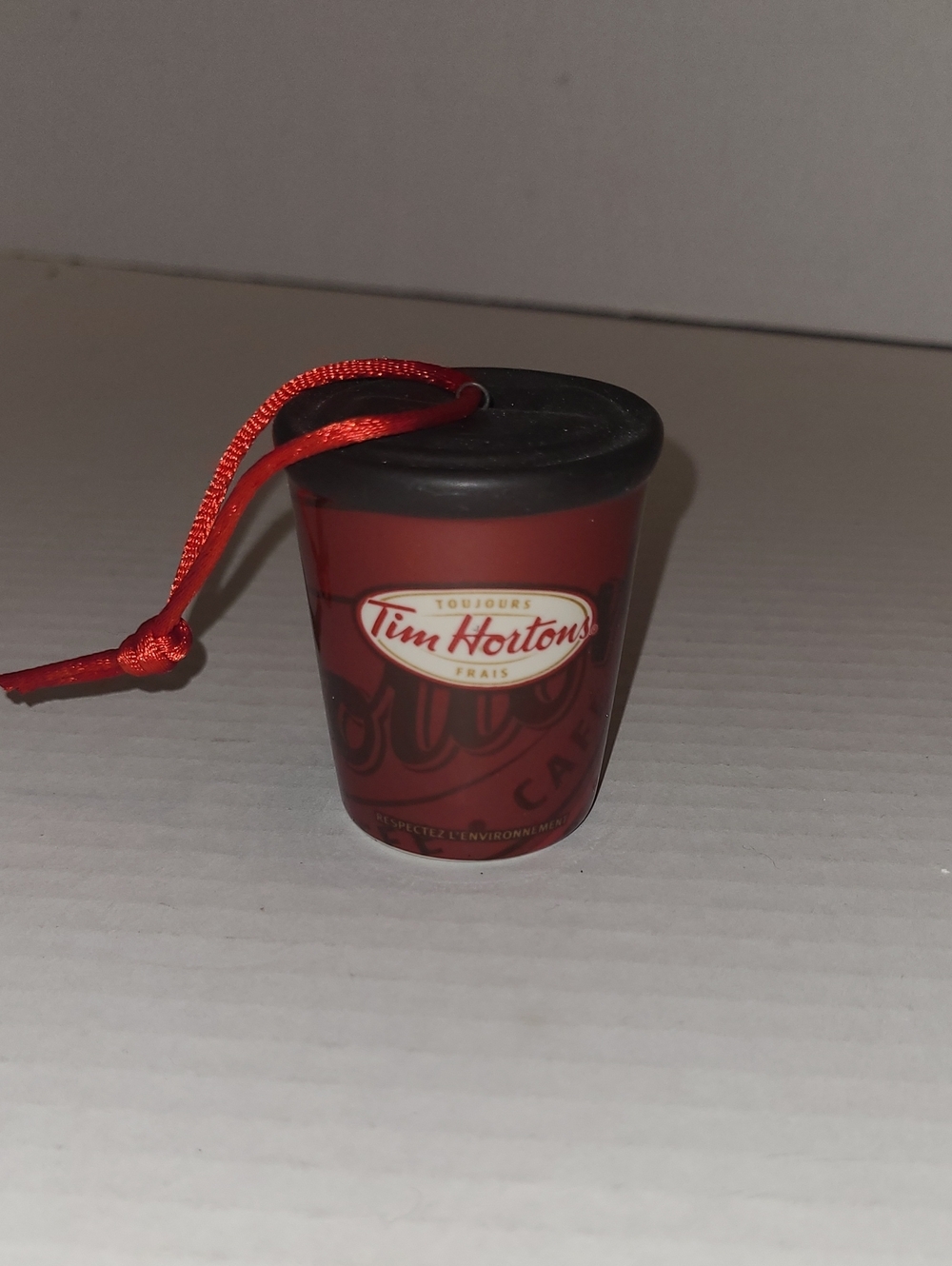 Tim HORTONS  Coffee Cup Holiday Ornament 2010